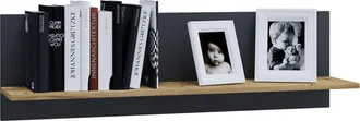 ebuy24 Ebuy24 - Scaffale In Legno Vcm Mensola Salvaspazio Dimensioni: A. 30 X L. 102 X T. 20 Cm Elegante Mensola Appendino Scaffale Di Stoccaggio Libreria Pa