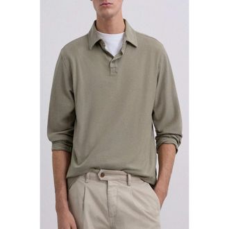 Scalpers Icon Reverse Polo in Khaki at Nordstrom, Size Xx-Large Eu