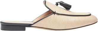 Scarosso Beige Stro Muiltjes met Kwastjes - Dames - Slip ons - Beige - 38 EU - Schoenen