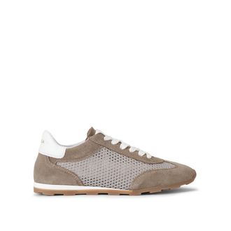 Carvela Womens Suede Fabric Cortona Trainer Sneakers - Taupe - Size UK 4