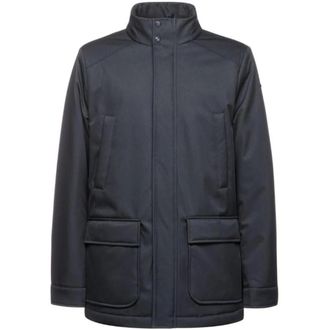 Geox Heren, Jassen, Zwart, Maat: L Poliester