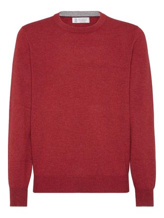 Brunello Cucinelli Cashmere Crew Neck Sweater