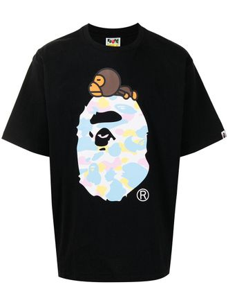 A Bathing Ape T-shirt con stampa grafica - Nero