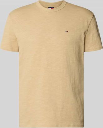 Tommy Jeans Regular Fit T-Shirt aus reiner Baumwolle in Beige, Gr&ouml;&szlig;e XXL