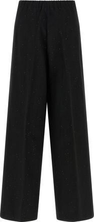 Herno Womens Black Viscose Pants