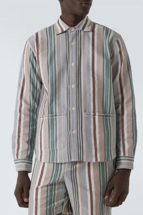 Orlebar Brown Barkley Button Down Shirt In Multi