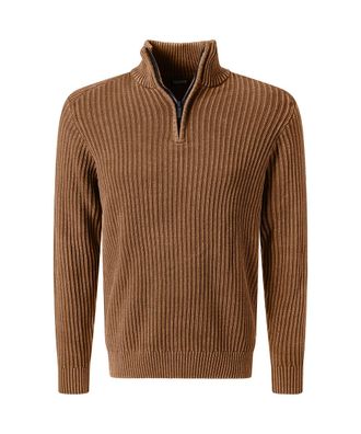 Pioneer Authentic Jeans Troyer Knit 1/1 Troyer, Herren, Gr. XXL, ermine, Strick, Obermaterial: 100% Baumwolle, PIONEER AUTHENTIC JEANS, unifarben, normal h&uuml;ftbedeckend, Rundh