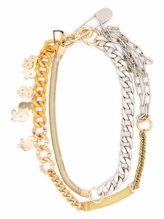 【関税込み】sacai ゴールド＆シルバー Toggle Clasp ネックレス ☆sacai☆関税込♪日本未入荷♪Toggle Clasp ネックレス