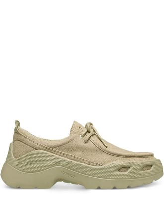 Crocs Gallery Bark boat shoes - men - Fabric/Fabric/Rubber/Rubber - 12 - Neutrals