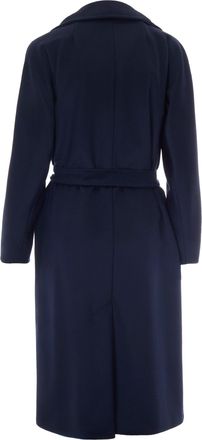 Max Mara Womens Coat Resina Cobalt Blue Virgin Wool