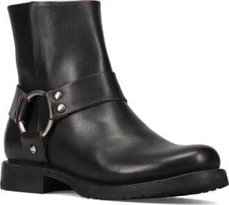 Frye Veronica Flex Harness Bootie in Antique Old Black at Nordstrom, Size 6.5