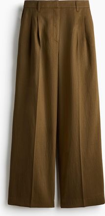 H&M Elegante Hose aus Leinengemisch - Beige