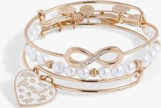 Alex and Ani Family Bangle Set of 3 in Gold at Nordstrom