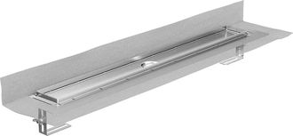 Aco Aco Showerdrain M+ Canaleta De Ducha 1000x84mm Sin Desag&uuml;e F.verti Acero Inoxidable Incl. Manguito De Estanqueidad, 9010.87.13