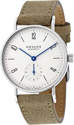 NOMOS Glash&uuml;tte Tangente Hand Wind White Silver Dial Ladies Watch 123