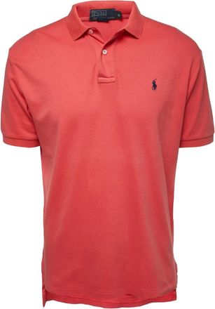 Ralph Lauren Polo in cotone con ricamo logo - Rosa