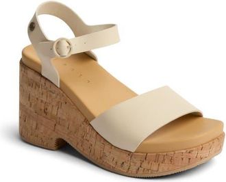 Reef Sunset Sayulita Platform Sandal in Vintage at Nordstrom, Size 6