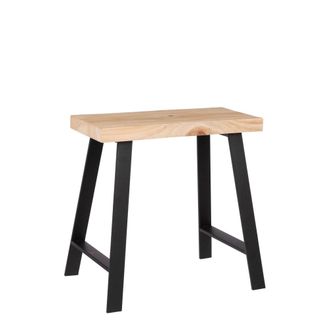 MiCa Decorations Heces Plano Marr&oacute;n claro H46xB32xL46cm