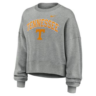 Nike Tennessee Phoenix Arch Nike Womens College Pullover Crew in Grey | 01D706GUTN-Y48