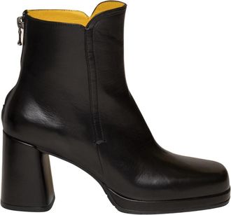 Mara Bini Alma Hoge Laars - Dames - Laarzen met Hak - Zwart - 39 EU - Leer - Schoenen