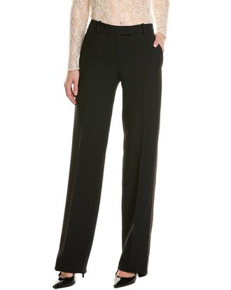 Michael Kors Tuxedo Silk & Wool-Blend Trouser