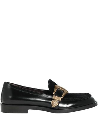 Roberto Festa Milano Lira loafers van ponyleer - Zwart