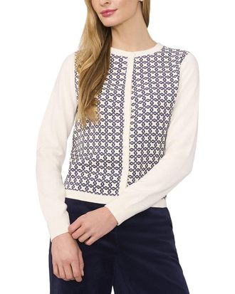 Ted Baker Woven Wool-Blend Cardigan
