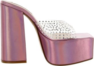 Steve Madden Ruby Heeled SandaI Iridescent RUBY-IRI Womens