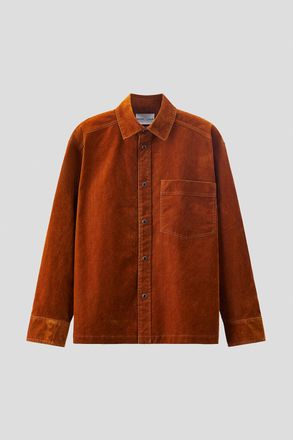 H&M Overshirt aus angerautem Twill - Gebranntes Orange