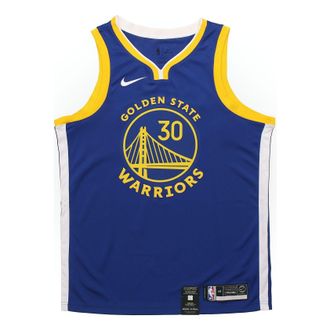 Nike Steph Curry Icon Edition Golden State Warriors Jersey Blue AV4947-496