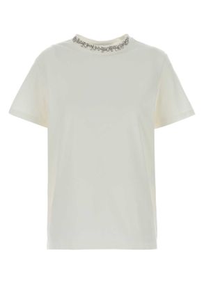 Golden Goose Deluxe Brand White Cotton T Shirt