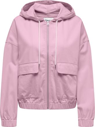 Only Parka ONLY ONLKENZIE-SOFT LIFE L/S JACKET CC PNT, Damen, Gr. XL, roseate spoonbill, Web, Obermaterial: 70% Lyocell, 30% Baumwolle, unifarben, regular 