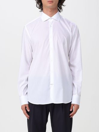Brooksfield Camicia classica in popeline di cotone con collo francese