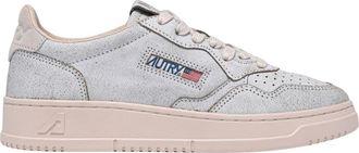 Autry Medalist Low Sue Scrap Wht Pinktint
