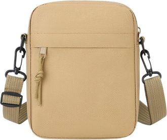 Generic Compatible For Men Oxford Cloth Crossbody Bags Long Shoulder Strap Minimalists Tote Bag Black White Khaki(Khaki)