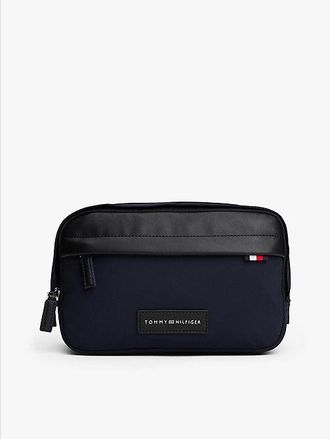 Tommy Hilfiger Metal Logo Patch Washbag
