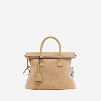 Maison Margiela 5Ac Suede Leather Bag