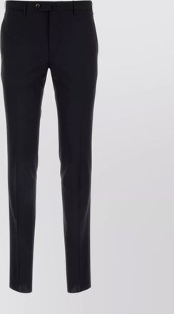 Pantaloni Torino central pleated wool pant