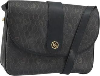 Dior Pre-owned Cross Body Bags, female, Black, Size: ONE SIZE Pre-owned Leather Shoulder Bag
