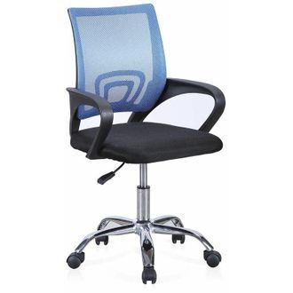 Home Heavenly Home Heavenly- Silla Escritorio Juvenil Vera, Silla Escritorio Con Asiento Regulable Con Respaldo En Tejido 3d. Color: Azul