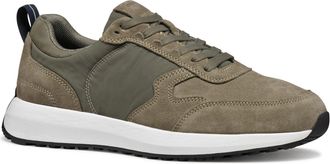 Geox U VOLPIANO Leren Heren Sneakers Sage