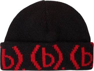 Bstroy Knit (B).eanie Muts - unisex - Hoeden - Zwart - ONE Size - Katoen - Accessoires