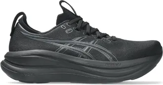 Asics Mens GEL-Nimbus 28 Road-Running Shoes Black 10.5