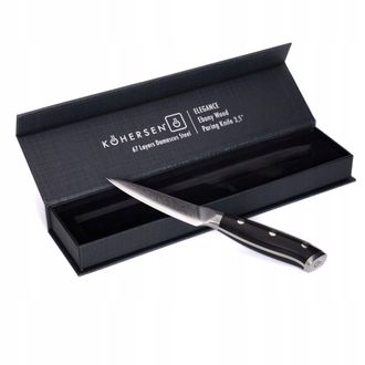 Koh-I-Noor Cuchillo Para Molar Frutas Y Verduras Kohersen Elegance Madera De &Eacute;bano 8,9 Cm
