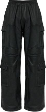 Balenciaga Cargo Pants - Heren - Wijde Broeken - Zwart - M - Katoen - Broeken