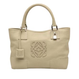 Loewe Pre-owned Handbags, female, Beige, Size: ONE SIZE Pre-owned Tote Bag