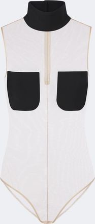 Courr&egrave;ges Courr&egrave;ges Body de tul