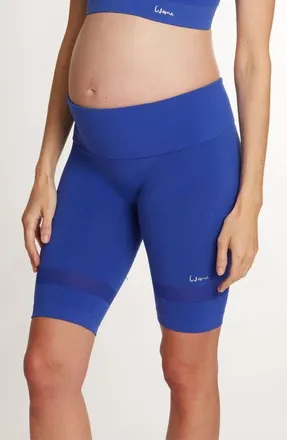 Cache Coeur Sport and maternity bike short Woma in Electric Blue at Nordstrom, Size X-Large