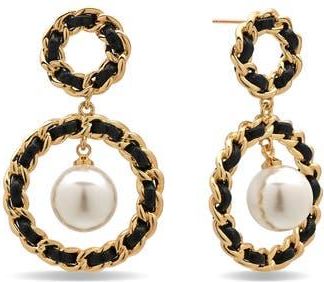 Eye Candy Los Angeles Liana Faux Pearl Drop Earrings in Gold at Nordstrom Rack