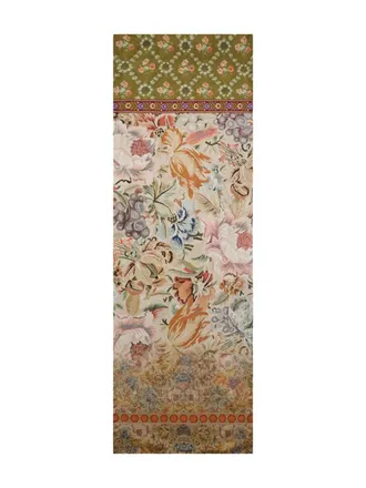 Pierre-Louis Mascia Rechthoekige sjaal met bloemenpatroon - Beige